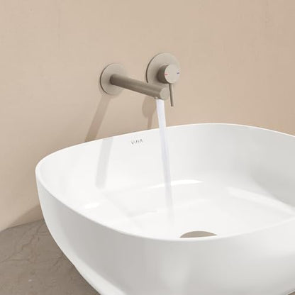 Origin A4514934 Yuvarlak Lavabo Süzgeci, Universal, Basmalı, Fırçalı Nikel