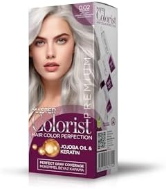 Premıum Yarı Kit Set Saç Boyası 0.02 Silver