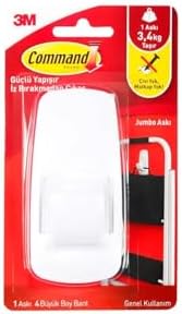 3M 17004 Command Büyük Boy Jumbo Askı Beyaz