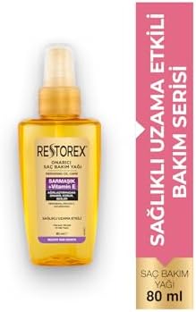 Restorex Sarmaşık + Vitamin E Onarıcı Saç Bakım Yağı 80 ml – Besleyici Onarım