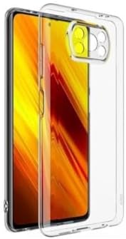 Poco X3 Pro ile Uyumlu Kılıf Şeffaf Silikon Kamera Korumalı 3D