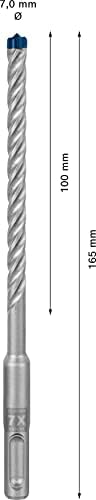 1x EXPERT SDS plus-7X Kırıcı Delici Delme Uçları (Yumuşak taş, Sert taş, Beton, Donatılı beton, Beton bina bloku, Ø 7,00x165 mm, Aksesuar Kırıcı Delici)