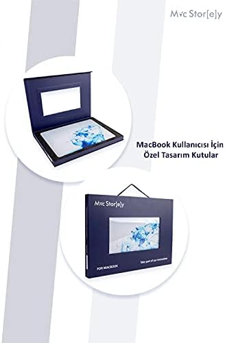 MacBook Air 13 inç Uyumlu Desenli Mat Sert Kapak Kılıf | A1932 A2179 A2337 M1 | Ultra İnce PC Hard Shell, Çizilme ve Darbe Koruma Mavi