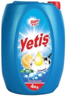 Yetiş Sıvı Bulaşık Deterjanı Limonlu 4000 gr