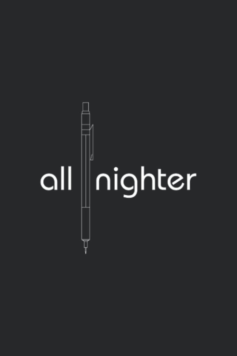All Nighter: Minimalist Sketchbook, 120 pages with Grid Graph Paper, Great for Architects, Designers, Artists and Engineers
