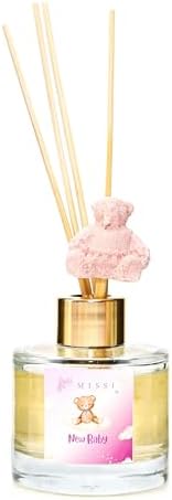 100 ml Pembe Ayıcık Seramik Taş Bambu Çubuklu New Baby Oda Kokusu