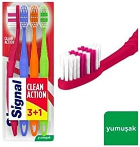 Premium Action 4'lü (3+1) Yumuşak Diş Fırçası