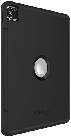 iPad Pro 12.9" (3. nesil 2018/4. nesil 2020/ 5. nesil 2021/6. nesil 2022) Defender Kılıf, Entegre Ekran Koruyuculu Ultra Sağlam Kılıf, Askeri Standartlara Göre 2 Kez Test Edilmiştir, Siyah