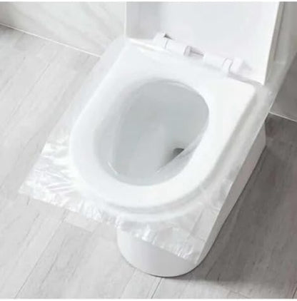 50 Adet Tek Kullanımlık Klozet Örtüsü Klozet Poşeti Klozet Kapak Örtüsü
