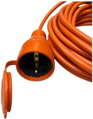 10 Metre Uzatma Kablosu | 3x1.5mm² (CCA) IP44 Su Geçirmez Seyyar Priz | Bahçe, İnşaat, Dış Mekan Kullanımı | BEC-10315-F Bylion