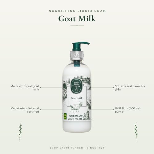Doğal Zeytinyağli Sıvı Sabun Keçi Sütü (500 ml)