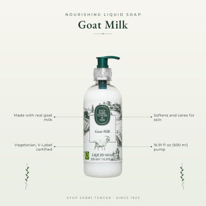 Doğal Zeytinyağli Sıvı Sabun Keçi Sütü (500 ml)