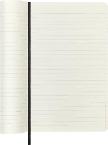 Moleskine Large Boy Yumuşak Kapak Çizgili Defter Siyah