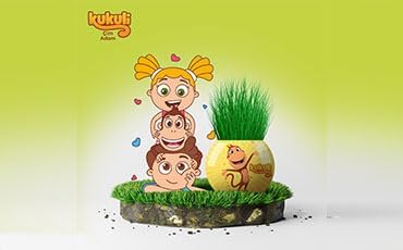 Kukuli Temalı Çim Adam 6'lı Set – Çocuklar İçin Eğitici ve Eğlenceli Bitki Yetiştirme Kiti