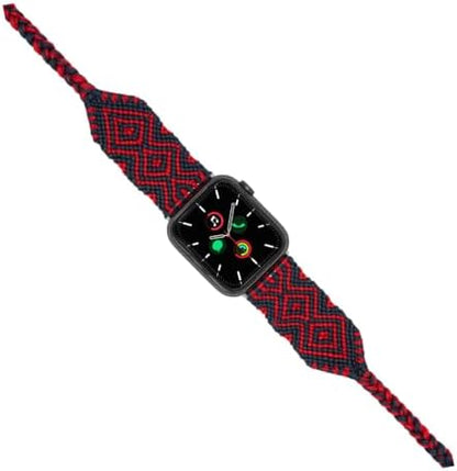 Hippi Natural Black 42-44-45-49 mm Smart Watch Braided Band
