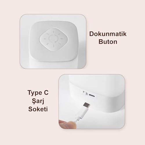 Masaüstü Şarjlı LED Aydınlatma - Gece Lambası/GT-CL09