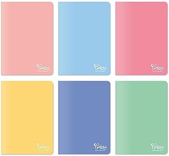 A4 80 Yaprak Kareli Defter 3'lü Paket, Somon, Pembe, Mavi