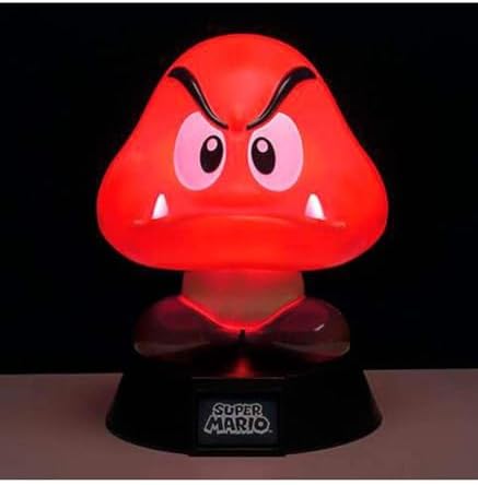 Paladone Super Mario 3D ışık, çok renkli Goomba çok renkli