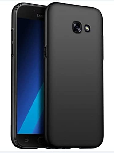 Galaxy A7 2017 (A720) Ruber Case Mat Slikon Kılıf Siyah