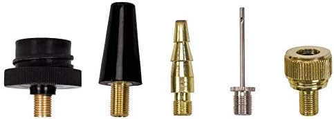 Orijinal 8 Parça Kompresör Aksesuar Seti (metal top iğnesi ve bisiklet lastikleri için supap adaptörü dahil) - 4139695