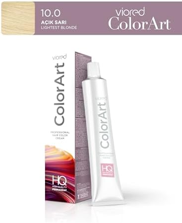Profesyonel Tüp Saç Boyası 60 ml 10.0 Açık Sarı