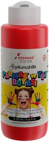 Kırmızı Parmak Boyası 120ml