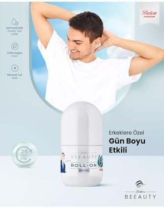 Beeauty Erkek Mineral Salt Deodorant Roll - On