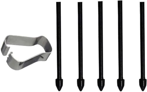 Kalem Değiştirme Uçları, 5 Adet Yedek Uç Seti, Yumuşak Stylus Kalem Uçları ile Araçlar ve Plastik Kutu, Çoğu Tab S7, Tab S6, Note 10, Note 20 ve Tüm Versiyonlar İçin Uyumlu