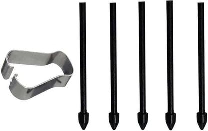 Kalem Değiştirme Uçları, 5 Adet Yedek Uç Seti, Yumuşak Stylus Kalem Uçları ile Araçlar ve Plastik Kutu, Çoğu Tab S7, Tab S6, Note 10, Note 20 ve Tüm Versiyonlar İçin Uyumlu