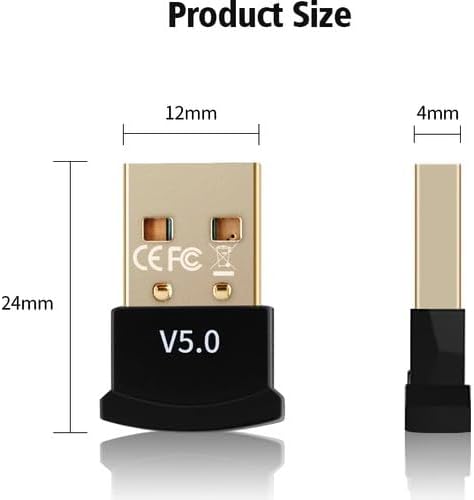 AL-BL05 Bluetooth V5.0 Usb Doungle Bluetooth Kablosuz Adaptör (PC içindir) Tak çalıştır. Win 7/8/10/11 uyumlu