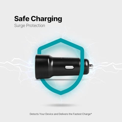 SmartCharger 2.4A Araç Şarj Aleti + Trio Kablo 2CKS30TS