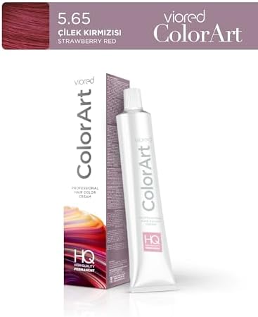 Profesyonel Tüp Saç Boyası 60 ml 5.65 Çilek Kırmızısı