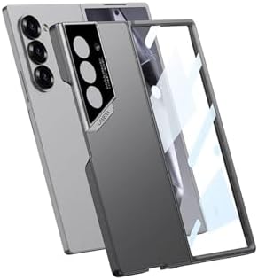 Galaxy Z Fold 6 Kılıf Ultra İnce Kamera Korumalı Sert Rubber Zore 3. Seri Procase Kapak-Titanyum-Gri