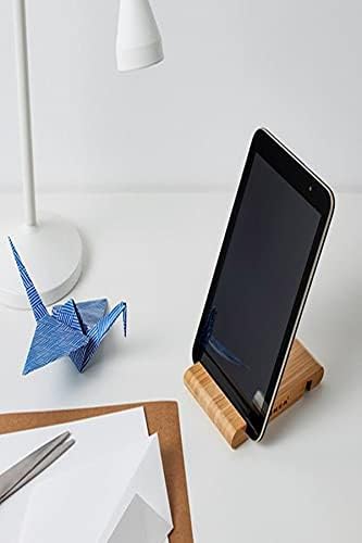 Bergenes Ahşap Bambu Cep Telefonu ve Tablet Tutucu Stand