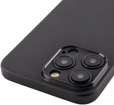 iPhone 17 Pro Kılıf 6.3" ile Uyumlu, Ultra İnce Cep Telefon Kılıfı, Kamera Bölge Koruyucu, Ekstra Tuş Takımı, TPU Malzeme BPA İçermez, Kolay Temizlenebilir Phone Case - Saydam Siyah