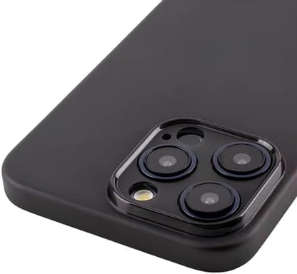 iPhone 17 Pro Kılıf 6.3" ile Uyumlu, Ultra İnce Cep Telefon Kılıfı, Kamera Bölge Koruyucu, Ekstra Tuş Takımı, TPU Malzeme BPA İçermez, Kolay Temizlenebilir Phone Case - Saydam Siyah
