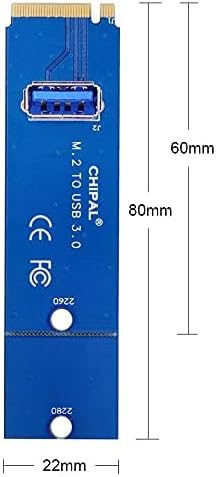 4444 Ngff M2 Ssd To Usb 3.0 Pci-e 1x 16x Çevirici Dönüştürücü Riser Kart Adaptörü