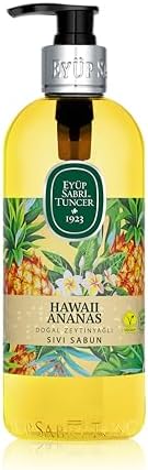 Doğal Zeytinyağlı Sıvı Sabun Hawaıı Ananas (500 ml)