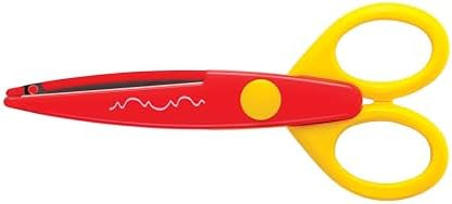 KIDS,KR-53 DALGA ŞEKİLLİ MAKAS,138 mm LACİVERT