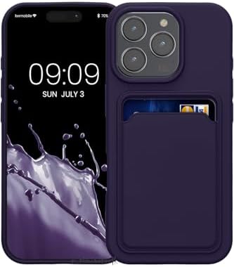 iPhone 16 Pro Max ile uyumlu Kılıf Kamera Korumalı Kartlıklı Cüzdanlı Yumuşak Renkli Silikon Kapak içi Kadife