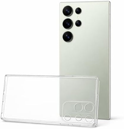 S25 Ultra ile Uyumlu Kılıf Şeffaf Kamera Korumalı 3D