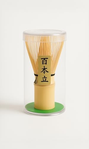 5 Parça Profesyonel Matcha Hazırlama Seti - Çelik Süzgeç, Bambu Çırpıcı, Kase, Tutucu ve Kaşık