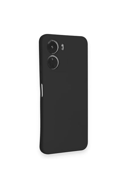 Vivo Y16 Kılıf Nano içi Kadife Silikon - Siyah