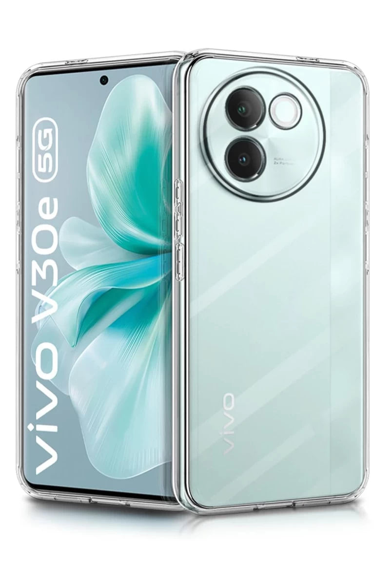 Vivo V30e Kılıf Lüx Şeffaf Silikon