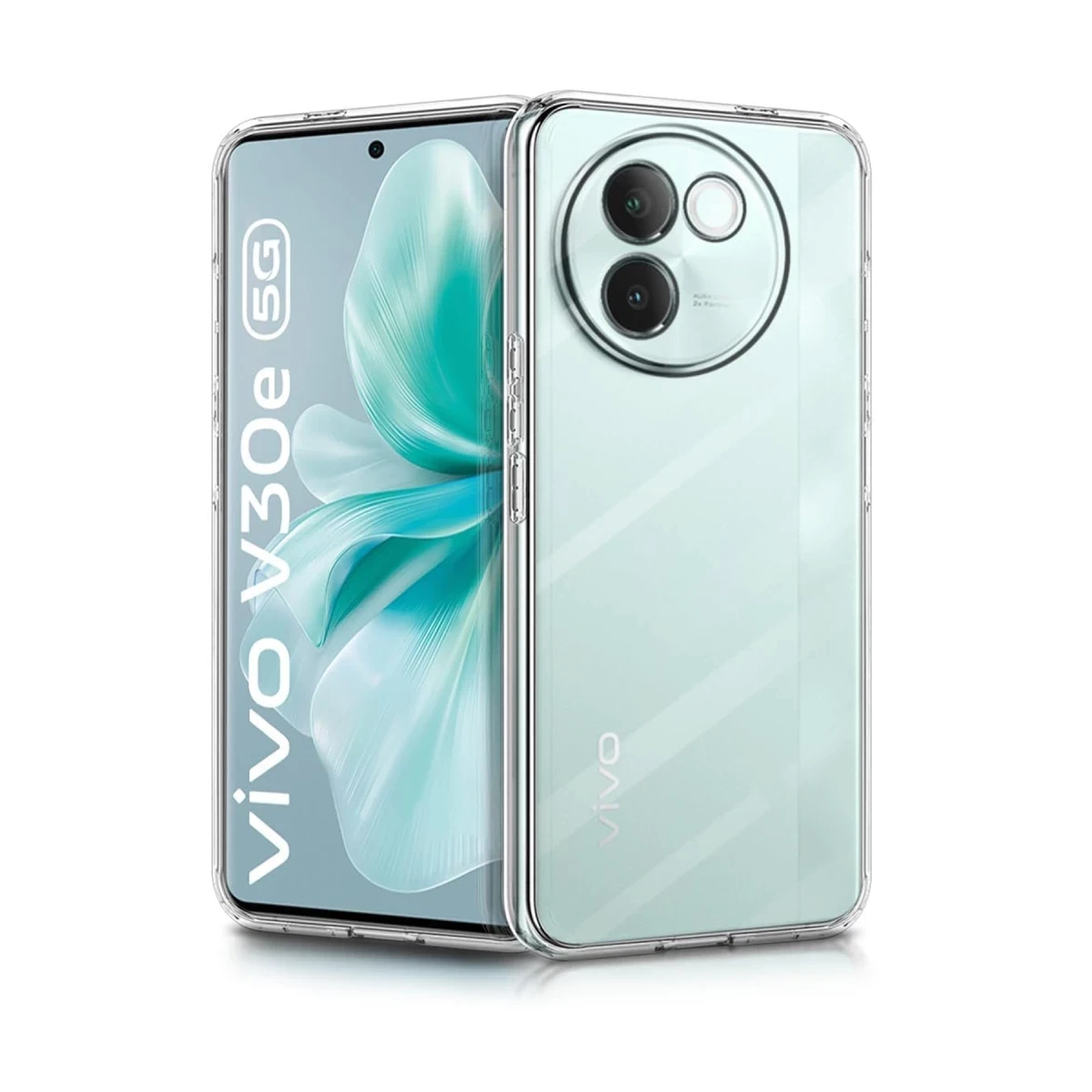 Vivo V30e Kılıf Lüx Şeffaf Silikon
