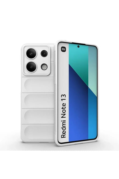 Xiaomi Redmi Note 13 4G Kılıf Optimum Silikon - Krem
