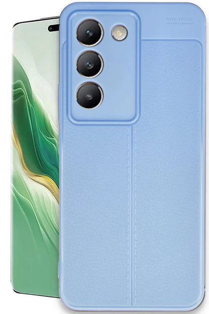 Vivo V30 Lite 4G Kılıf Auto Focus Kapak - Mavi
