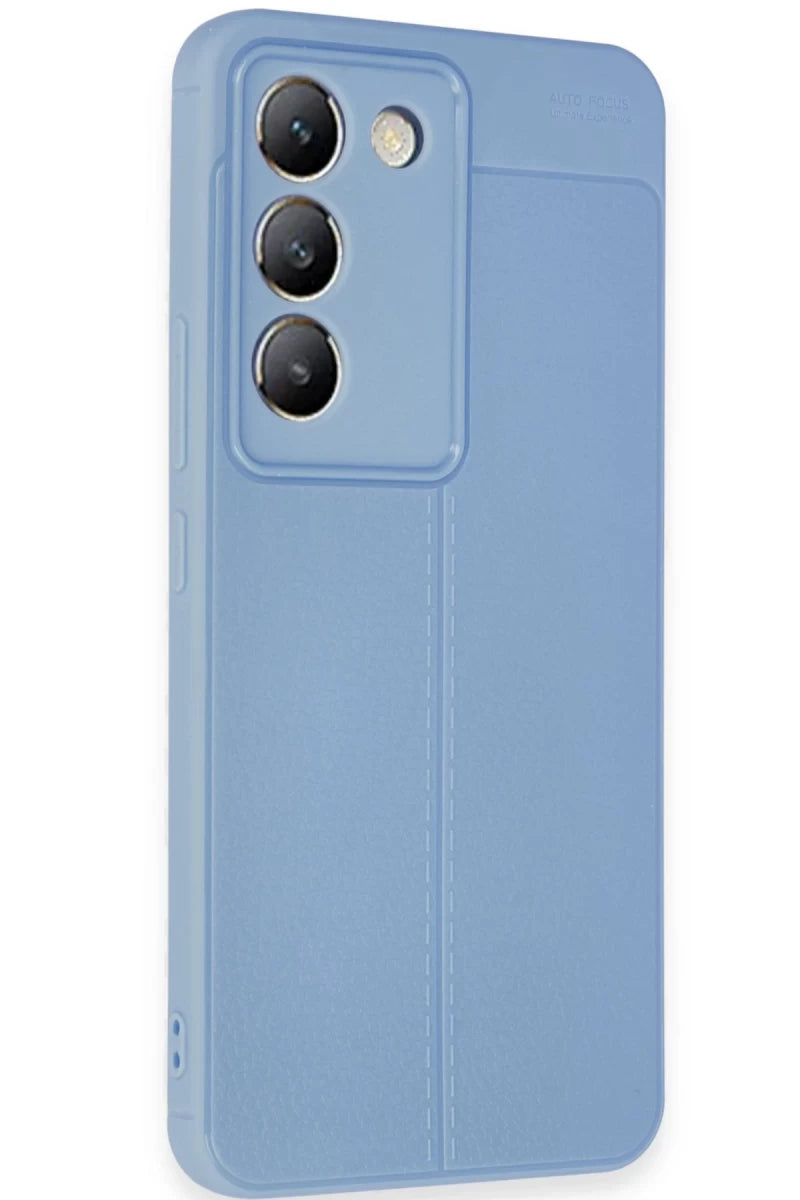 Vivo V30 Lite 4G Kılıf Auto Focus Kapak - Mavi