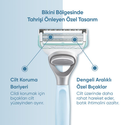 Venus Bikini Bölgesi 3'lü Yedek Bıçak
