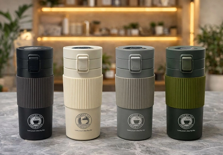 350 Ml Paslanmaz Çelik Termos Dereceli Mug - Sızdırmaz Kapaklı Çift Katmanlı Dereceli Termos Alk4626
